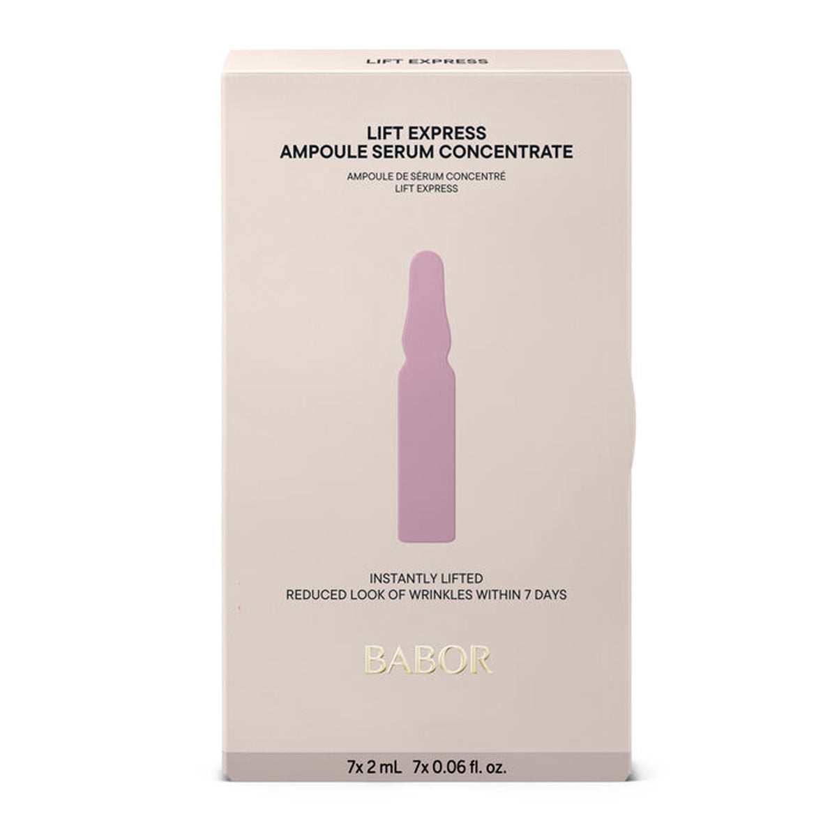 Babor ampulle Lift express
